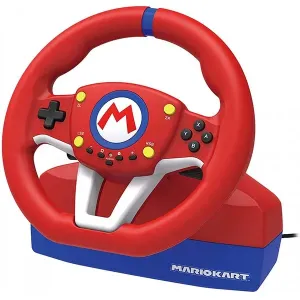 HORI závodnický volant Mario Kart Pro MINI pro konzole Nintendo Switch, červený