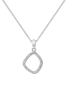 Hot Diamonds Nadčasový stříbrný náhrdelník s briliantem a topazy Behold DP829 (řetízek, přívěsek)