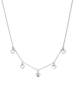 Hot Diamonds Romantický stříbrný náhrdelník s diamantem Most Loved DN160/DN162 40 - 45 cm