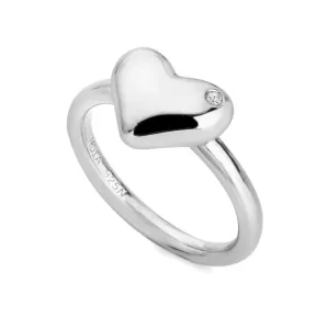 Hot Diamonds Romantický stříbrný prsten s diamantem Desire DR274 56 mm #6092508