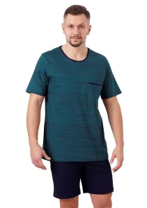 Pánské vzorované pyžamo Giuzeppe 1065 HOTBERG Barva/Velikost: jeans / L
