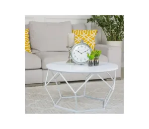 HowHomely Konferenční stolek DIAMOND 40x70 cm bílá #1635309