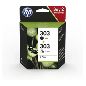HP 3YM92AE - originální cartridge HP 303, černá + barevná #1655006