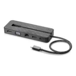HP Dock - USB-C Mini Dock (1xUSB-C data/pass-through charge, VGA, HDMI, LAN, 2x USB)