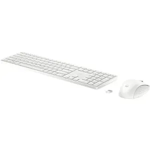 HP 650 Wireless Keyboard & Mouse White - CZ/SK