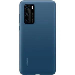 Huawei Original Silikonové Pouzdro Ink Blue pro P40