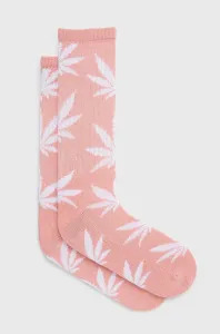 Ponožky HUF pánské, růžová barva