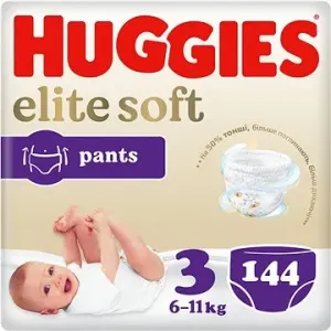 HUGGIES Elite Soft Pants vel. 3 (144 ks)