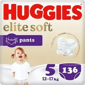 HUGGIES Elite Soft Pants vel. 5 (136 ks)