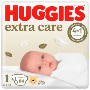 HUGGIES Extra Care vel. 1 plenky 84ks
