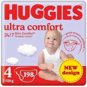 HUGGIES Ultra Comfort Mega 4 (198 ks) #195925