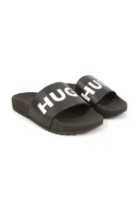 Dětské pantofle HUGO černá barva #5968604