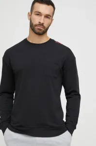 Tričko s dlouhým rukávem HUGO černá barva #5820826