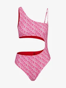 HUGO Bonnie Jednodílné plavky Růžová #6156752