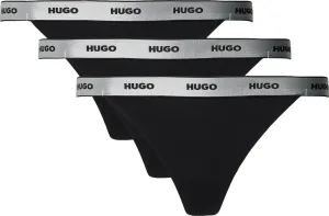 Hugo Boss 3 PACK - dámská tanga HUGO 50502802-001 XXL