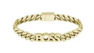 Hugo Boss Fashion pozlacený náramek Boss 1580505 19 cm #5361307
