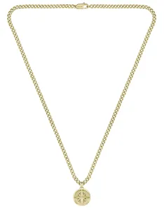 Hugo Boss Nadčasový pánský pozlacený náhrdelník 1580549 #5856300