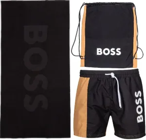 Hugo Boss Pánská sada BOSS - koupací kraťasy, osuška a vak 50492907-001 XXL