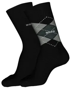 Hugo Boss 2 PACK - pánské ponožky BOSS 50478352-001 39-42