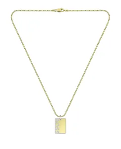 Hugo Boss Originální pánský pozlacený náhrdelník ID 1580303