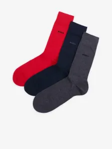 Hugo Boss 3 PACK - pánské ponožky BOSS 50484005-640 40-46