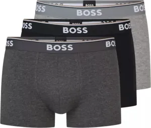 Hugo Boss pánské boxerky Barva: 061 grey, Velikost: L