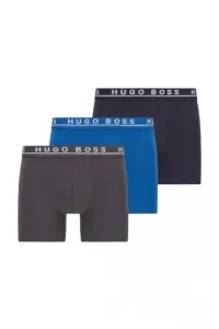 Hugo Boss pánské boxerky Barva: 487 Open Blue, Velikost: L #1138705