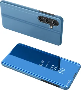 Hurtel Clear View pouzdro pro Samsung Galaxy A24 4G flipové pouzdro modré