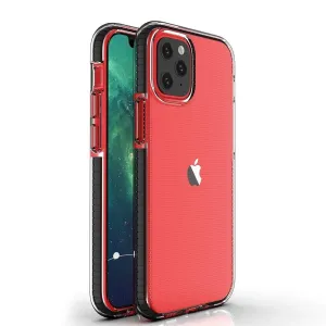 Hurtel Gelové pouzdro Spring Case s barevným rámečkem pro iPhone 13 mini černé