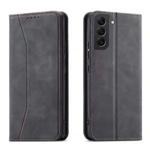 Hurtel Magnet Fancy Case Samsung Galaxy S23 Ultra pouzdro s klopou peněženka stojánek černá