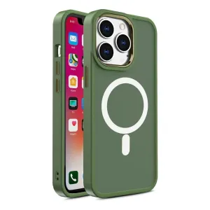 Hurtel Magnetické pouzdro s MagSafe Color Matte Case pro iPhone 14 Pro Max - zelené