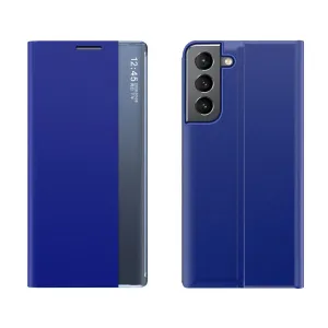 Hurtel Nový flipový kryt Sleep Case s funkcí stojánku Samsung Galaxy S22 modrý