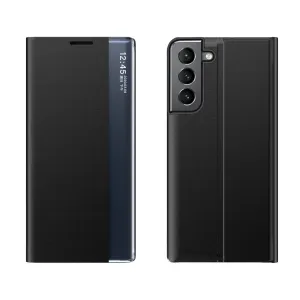 Hurtel Nový flipový kryt Sleep Case s funkcí stojánku Samsung Galaxy S22+ (S22 Plus) černý
