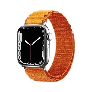 Hurtel Ocelový řemínek s přezkou Alpine pro Apple Watch 38/40/41 mm - oranžový