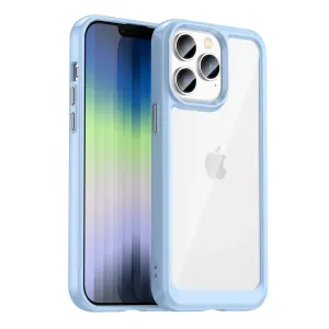 Hurtel Outer Space Case Pevné pouzdro pro iPhone 14 Pro s gelovým rámečkem modré