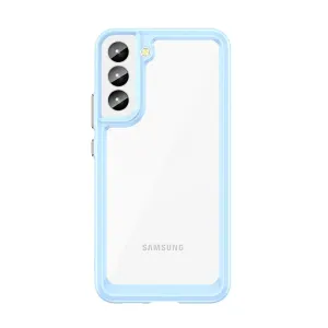Hurtel Pouzdro Outer Space pro Samsung Galaxy S22+ (S22 Plus) pevné pouzdro s gelovým rámečkem, modré