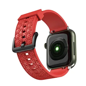 Hurtel Řemínek Y pro Apple Watch 7 / 6 / 5 / 4 / 3 / 2 / SE (45 / 44 / 42 mm) náramek pro hodinky červený