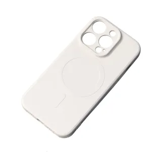 Hurtel Silikonové magnetické pouzdro iPhone 13 Pro Silicone Case Magsafe - béžové