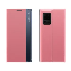 Hurtel Nový flipový kryt Sleep Case s funkcí stojánku Samsung Galaxy A02s EU růžový