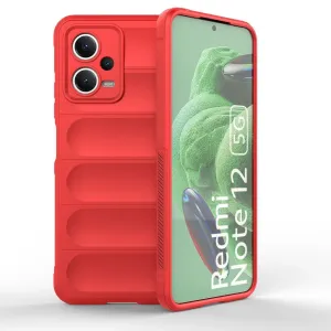 Hurtel Magic Shield pouzdro pro Xiaomi Redmi Note 12 5G / Poco X5 5G flexibilní pancéřové pouzdro červené barvy