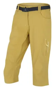 Husky Dámské 3/4 kalhoty Klery L žlutozelená - XL