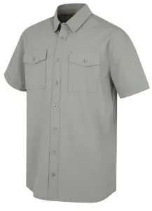 Husky Pánská košile s krátkým rukávem Grimy M sv. šedá - XL