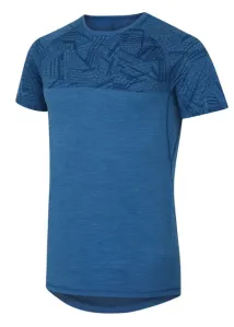 Husky Merino termoprádlo Pánské triko s krátkým rukávem tm. modrá - L