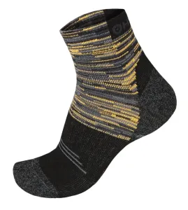 Husky Ponožky Hiking černá/žlutá - XL(45/48)