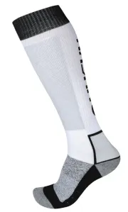 Husky Ponožky Snow Wool bílá/černá - XL(45/48)