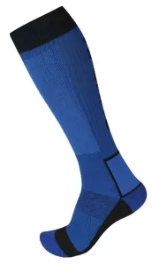 Husky Ponožky Snow Wool modrá/černá - XL(45/48)