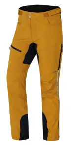 Husky Pánské softshell kalhoty Keson M hořčicová - XL