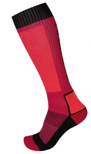 Husky Ponožky Snow Wool růžová/černá - XL(45/48)