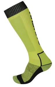 Husky Ponožky Snow Wool zelená/černá - XL(45/48)