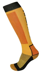 Husky Ponožky Snow Wool žlutá/černá - XL(45/48)